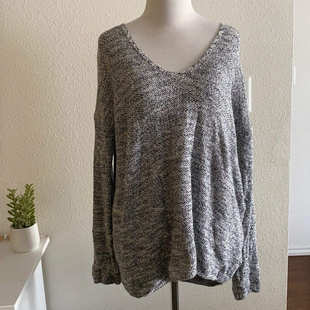H&M Conscious Chunky Oversized Sweater | Marled Cotton/Poly